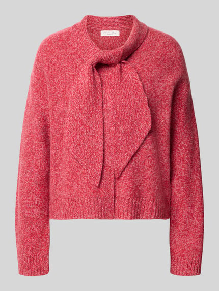 Christian Berg Woman Strickpullover aus Wolle mit Schluppe Fuchsia 2
