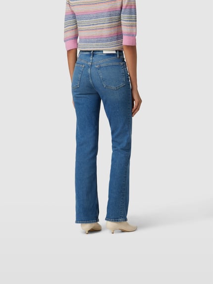 RE/DONE Bootcut jeans met contrasterende stiksels Jeansblauw - 5