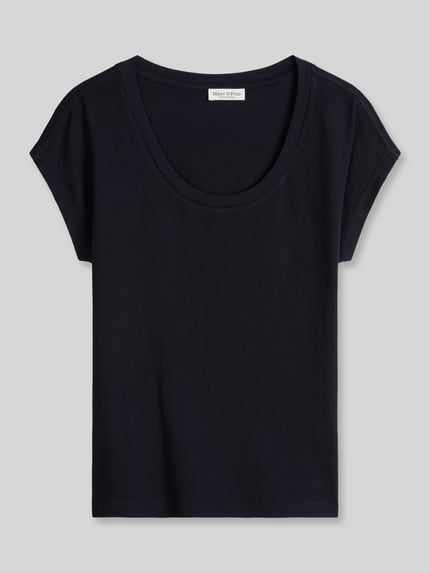 Marc O'Polo Regular Fit T-Shirt aus reiner Baumwolle Marine 2