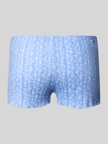 REVIEW Korte broek met strikdetail Bleu - 3