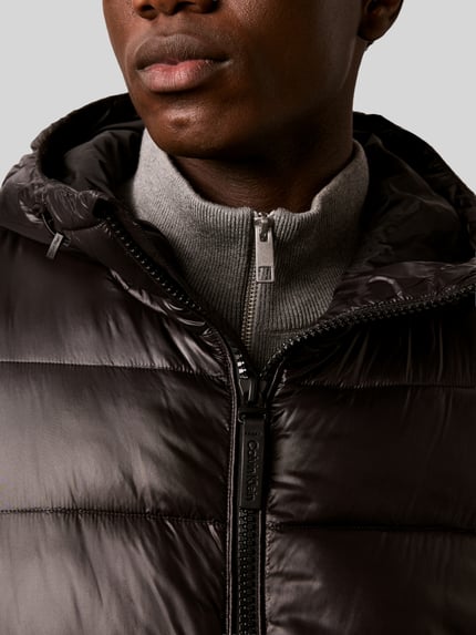CK Calvin Klein Pufferjacke mit Strickeinsätzen Black 3