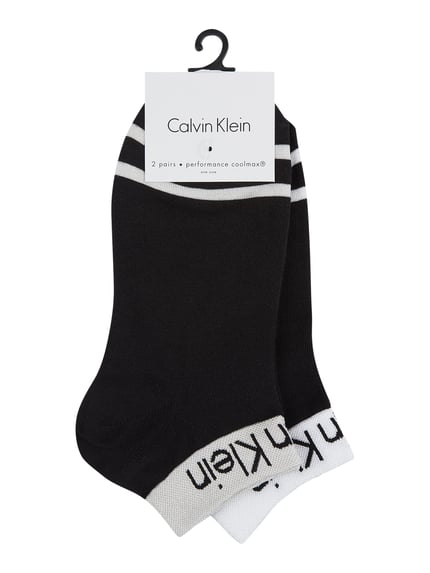 CK Calvin Klein Sneakersokken in set van 2 Zwart - 2