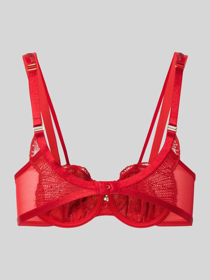 Triumph Balconette-beugelbeha met speciaal gesneden cupconstructie Rood - 3