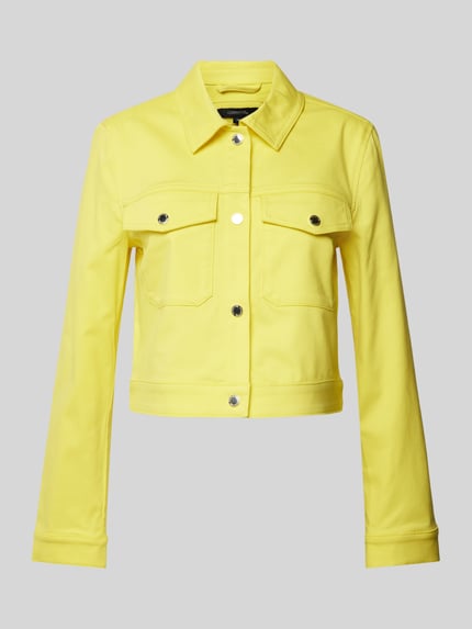 COMMA Jeansjacke mit Brusttaschen GELB 2