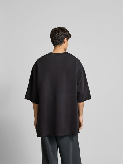 MM6 Maison Margiela T-shirt met labelstitching Zwart - 5