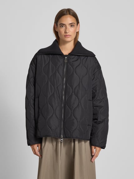 WITHBLACK Steppjacke mit Strukturmuster Black 4