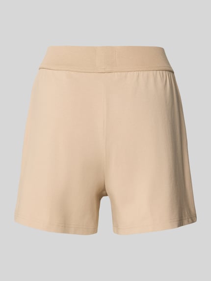 HUGO Pyjama-Shorts mit elastischem Bund Beige 3