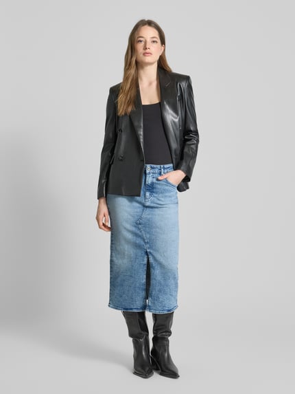 Mustang Jeansrok in 5-pocketmodel, model 'Eureka' Jeansblauw - 1