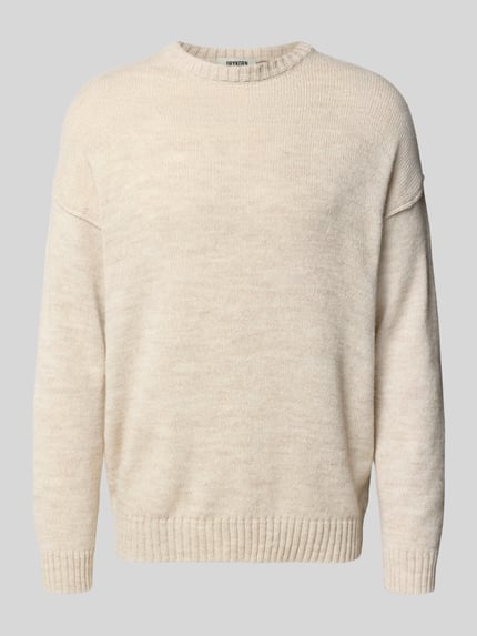 DRYKORN Loose Fit Strickpullover mit Woll-Anteil Modell 'MALIO' Sand 2