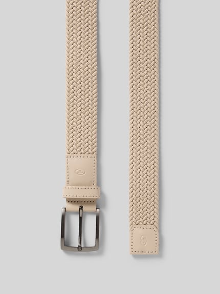 Tom Tailor Gürtel mit Leder-Anteil Beige 3