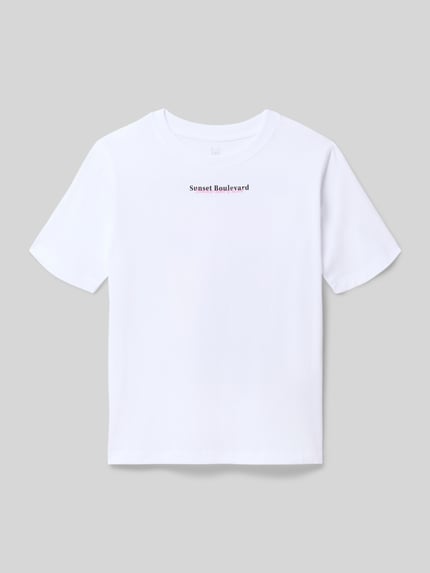 JACK & JONES T-shirt met motiefprint model 'CITY' Wit - 1
