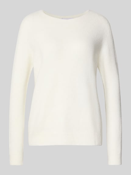 Strickpullover mit gerippten Abschlüssen Shop The Look MANNEQUINE