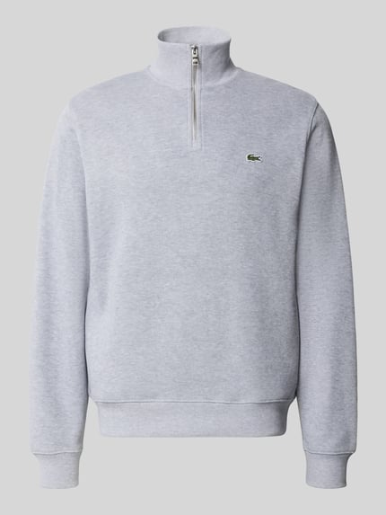 Regular Fit Troyer aus reiner Baumwolle Shop The Look MANNEQUINE