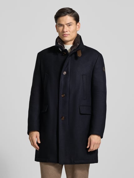 JOOP! COLLECTION Regular Fit Wollmantel aus Woll-Mix mit herausnehmbarem Stepp-Inlay Marine 4