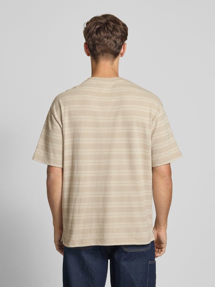 Calvin Klein Jeans T-shirt met borstzak Beige - 5