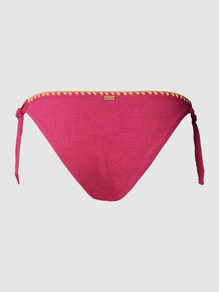 Banana Moon Bikinibroekje met strikdetails, model 'DIMKA SANTAFE' Felroze - 3