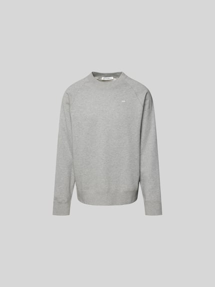 Wood Wood Oversized Sweatshirt mit Stehkragen Hellgrau 2