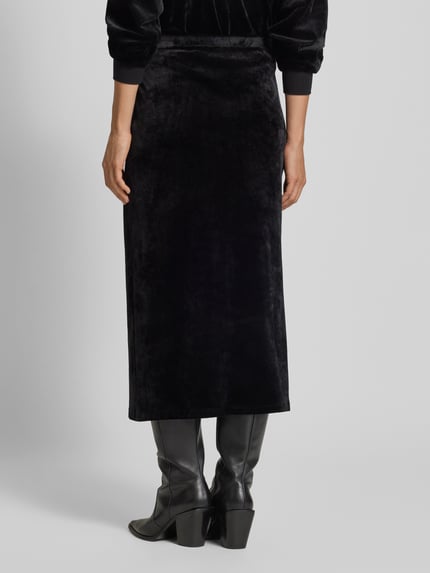 ARMEDANGELS Midirock mit Label-Detail Modell 'EMOLGAA' Black 5