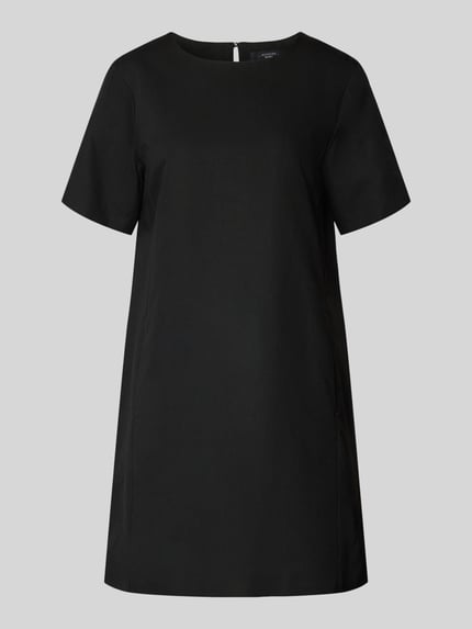 Weekend Max Mara Mini-Leinenkleid aus Baumwoll-Leinen-Mix Modell 'ALOA' Black 2