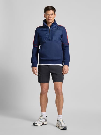 JOY Bluza ze stójką model ‘G-Style’ Ciemnoniebieski 1