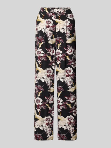 Stoffen broek van viscosemix, model 'Orelia' Shop The Look MANNEQUINE