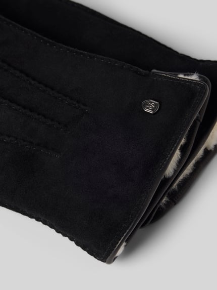 Produktfoto, Handschuhe aus echtem Leder mit Ziernähten von Akaroa, heren handschoenen van echt leer, siernaden, omzoomde boorden, effen design