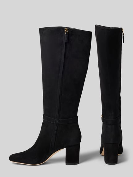 Lauren Ralph Lauren Stiefel aus echtem Wildleder Modell 'KELLIE' Black 2