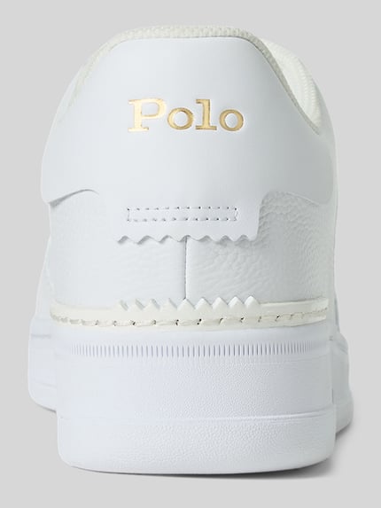 Polo Ralph Lauren Low Top sneakers van echt rundleer Wit - 4
