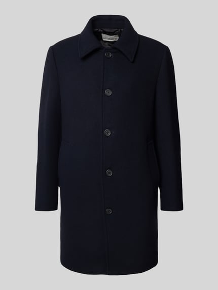 Regular Fit Wollmantel mit Umlegekragen Modell 'ARCHIVE' Shop The Look MANNEQUINE