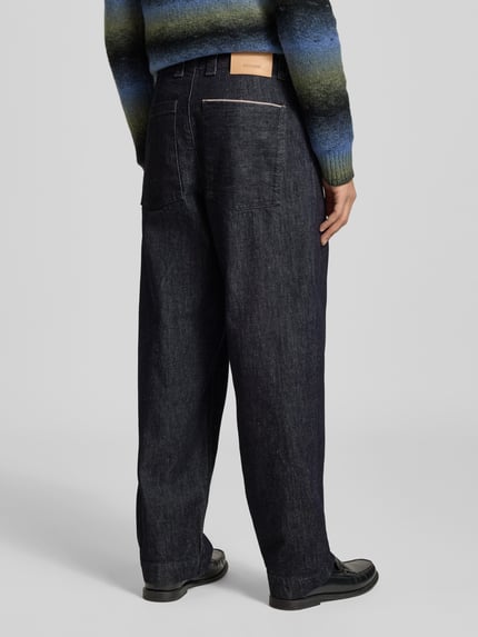 ANNARR Jeansy o kroju relaxed fit z czystej bawełny Ciemnoniebieski 5