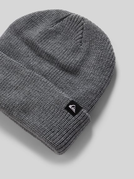 Quiksilver Beanie mit Label-Detail Mittelgrau Melange 2