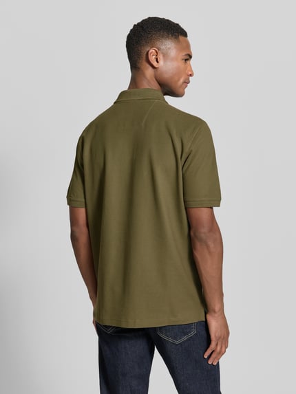 Fynch-Hatton regular fit poloshirt met gestikt logo Olijfgroen - 5