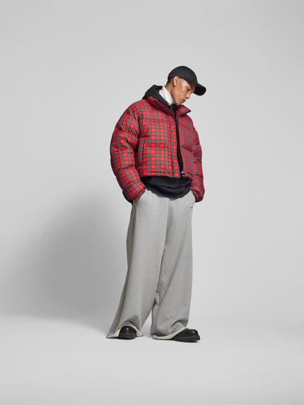 VETEMENTS Gewatteerd jack met tweewegritssluiting Rood - 1