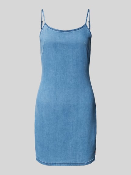 GUESS Sukienka jeansowa z cienkimi ramiączkami model ‘RON’ Jeansowy niebieski 2