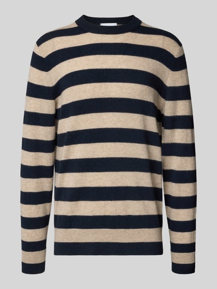 FTC Cashmere Kaschmirpullover mit Rundhalsausschnitt Marine 2