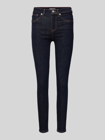 Tommy Hilfiger Skinny fit jeans met knoopsluiting Marineblauw - 2