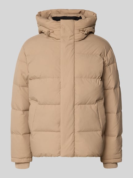 Tommy Jeans Gewatteerd regular fit jack met capuchon Beige - 2