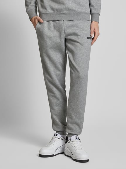 PUMA Performance Sweatpants mit Logo-Stitching Mittelgrau Melange 4
