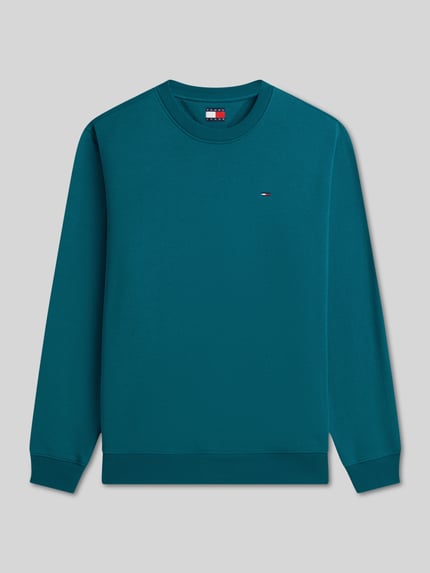 Tommy Jeans regular fit sweatshirt van katoenmix Groen - 2