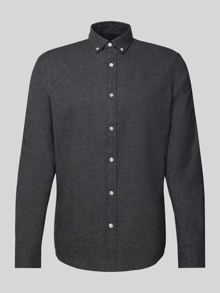 MCNEAL Koszula casualowa o kroju regular fit z kołnierzykiem typu button down Ciemnoszary 2