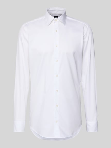 BOSS Regular Fit Freizeithemd aus Baumwoll-Mix Modell 'H-JOE-K-C1-261' Weiss 2