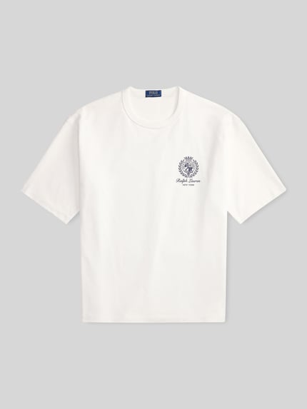 Polo Ralph Lauren Regular Fit T-Shirt aus reiner Baumwolle Weiss 2