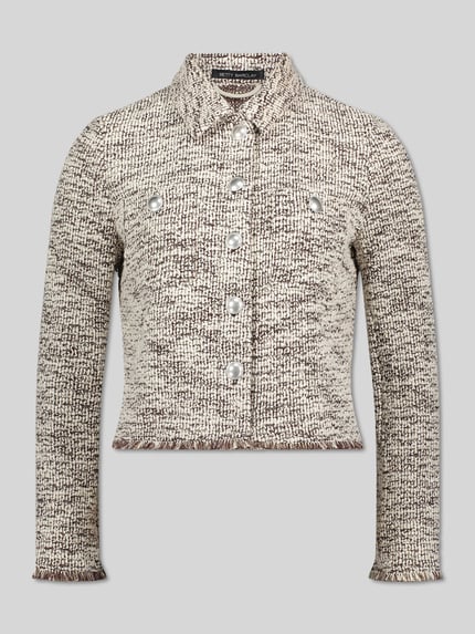Betty Barclay Regular Fit Kurzblazer aus Baumwoll-Mix Beige 2