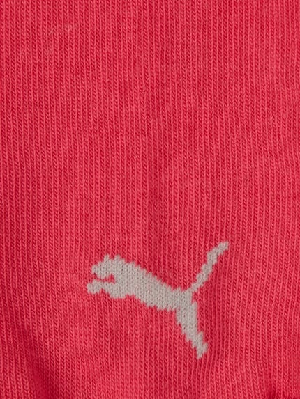 PUMA Damskie skarpety do sneakersów w zestawie 3 szt. Mocnoróżowy 3