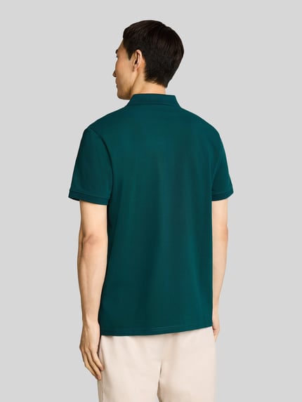 Tom Tailor Regular Fit Poloshirt aus reiner Baumwolle Petrol 5