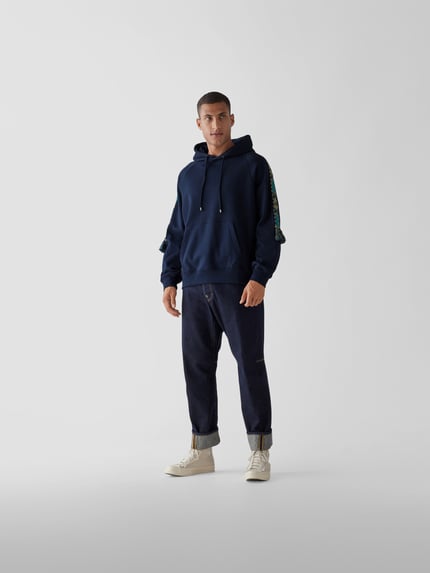 Etro Hoodie met siergarnering Blauw - 1