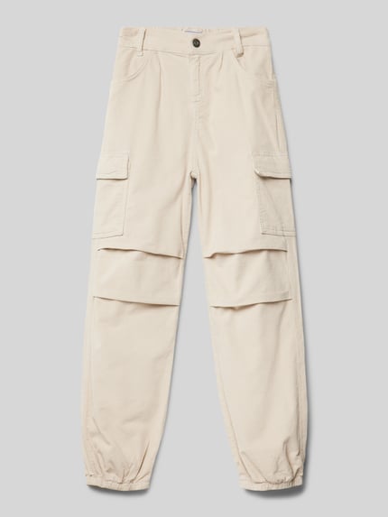 Blue Effect Regular fit broek met elastische pijpboorden Kit - 1