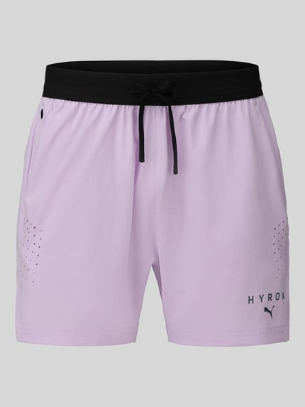 PUMA Performance Regular Fit Sportshorts mit Label-Print Lavender 2
