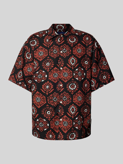 JACK & JONES Regular fit vrijetijdsoverhemd met 1/2-mouwen, model 'NOTO' Zwart - 2