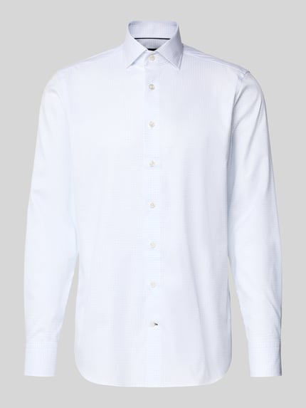 OLYMP SIGNATURE Slim fit zakelijk overhemd met kentkraag, model 'Savio' Bleu - 2